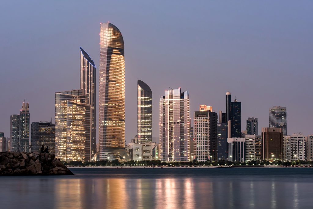 Abu Dhabi Seascape With Skyscrapers 1024x683